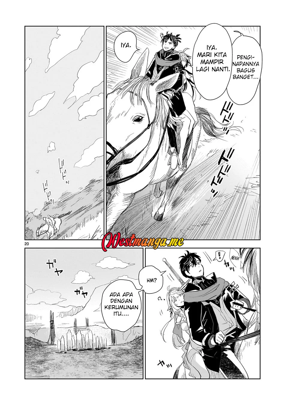 Elf Tsuma to Hajimeru Yuukyuu no Tabi ~Densetsu no Yuusha, Aisuru Elf to Tomoni 100-nen Mae ni Sukutta Sekai wo Tabisuru~ Chapter 2 Gambar 20