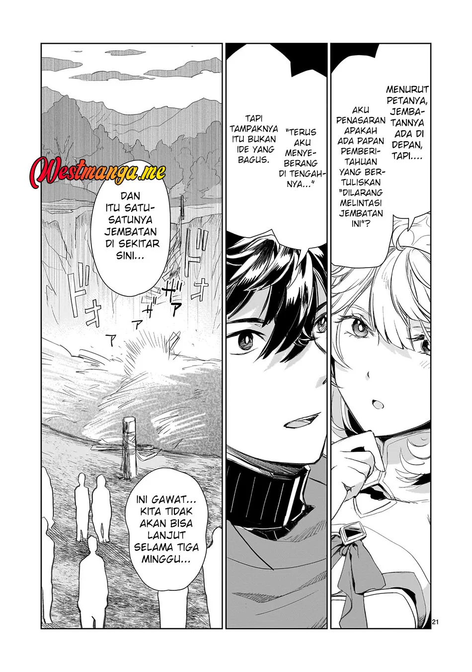 Elf Tsuma to Hajimeru Yuukyuu no Tabi ~Densetsu no Yuusha, Aisuru Elf to Tomoni 100-nen Mae ni Sukutta Sekai wo Tabisuru~ Chapter 2 Gambar 21