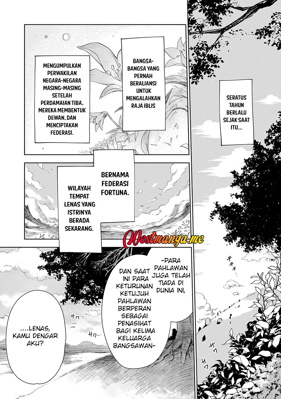 Elf Tsuma to Hajimeru Yuukyuu no Tabi ~Densetsu no Yuusha, Aisuru Elf to Tomoni 100-nen Mae ni Sukutta Sekai wo Tabisuru~ Chapter 2 Gambar 4