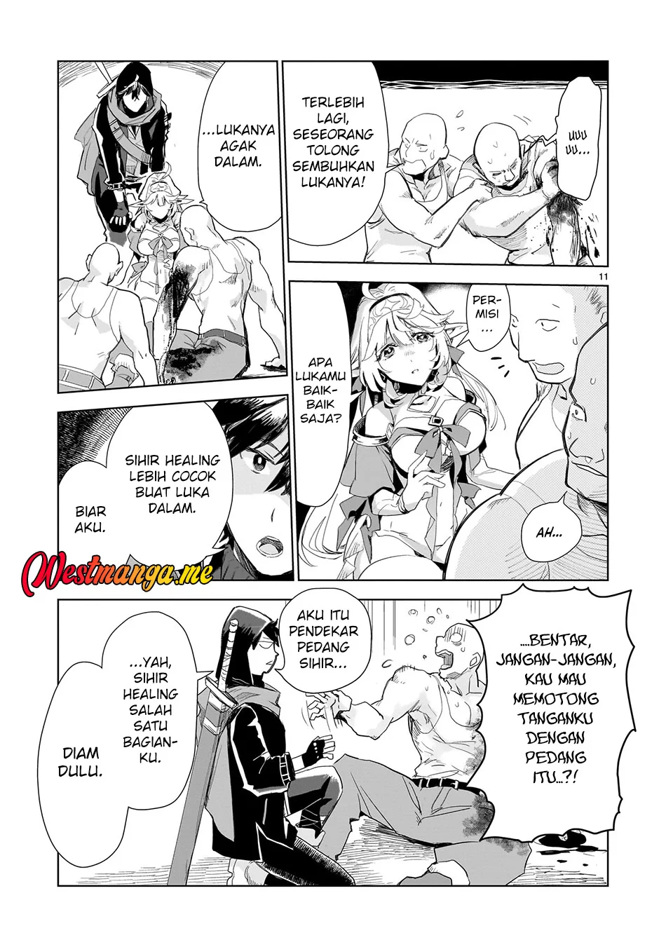 Elf Tsuma to Hajimeru Yuukyuu no Tabi ~Densetsu no Yuusha, Aisuru Elf to Tomoni 100-nen Mae ni Sukutta Sekai wo Tabisuru~ Chapter 3 Gambar 12