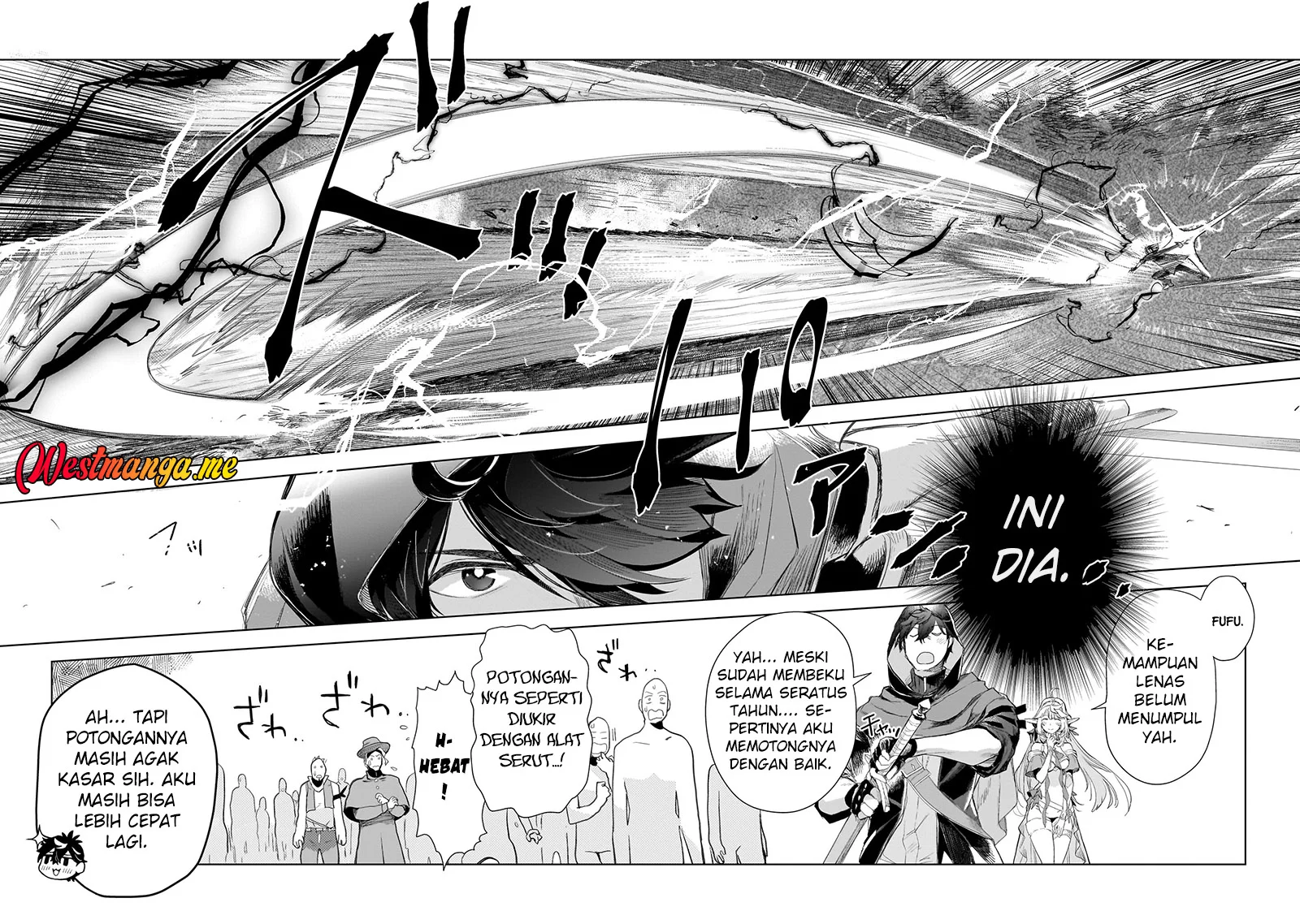 Elf Tsuma to Hajimeru Yuukyuu no Tabi ~Densetsu no Yuusha, Aisuru Elf to Tomoni 100-nen Mae ni Sukutta Sekai wo Tabisuru~ Chapter 3 Gambar 23