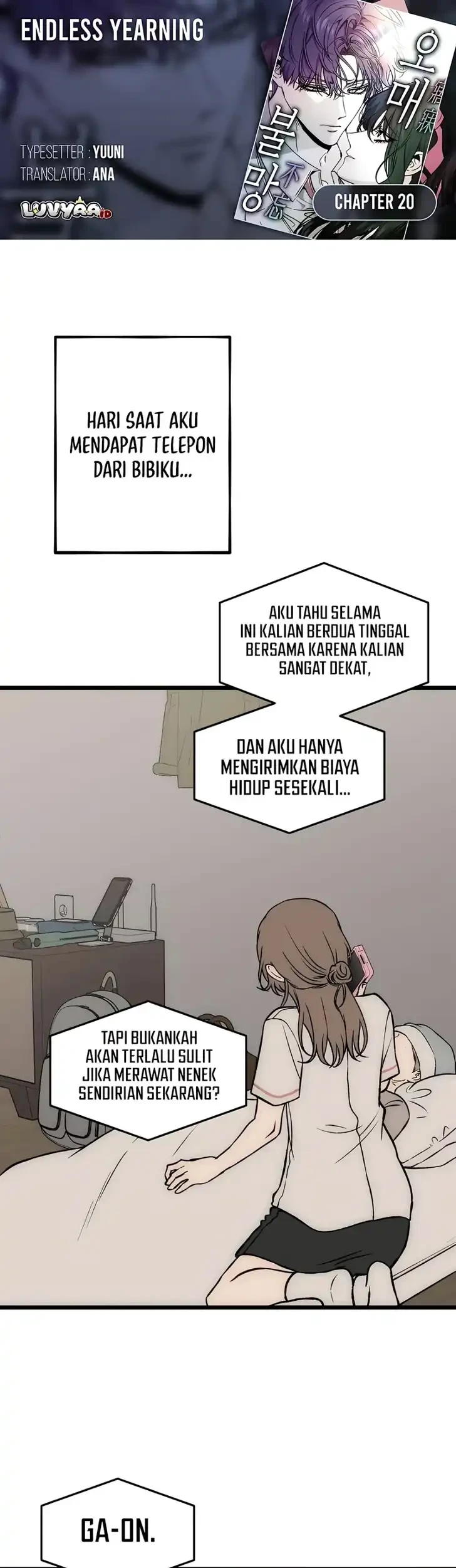 Komik Endless Yearning Chapter 20 gambar 1