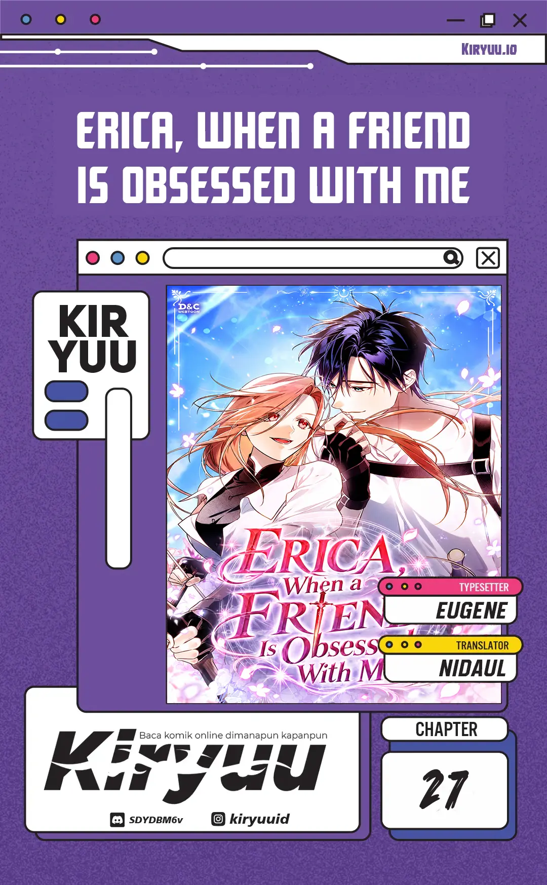 Komik Erica, When a Friend Is Obsessed With Me Chapter 27 gambar 1