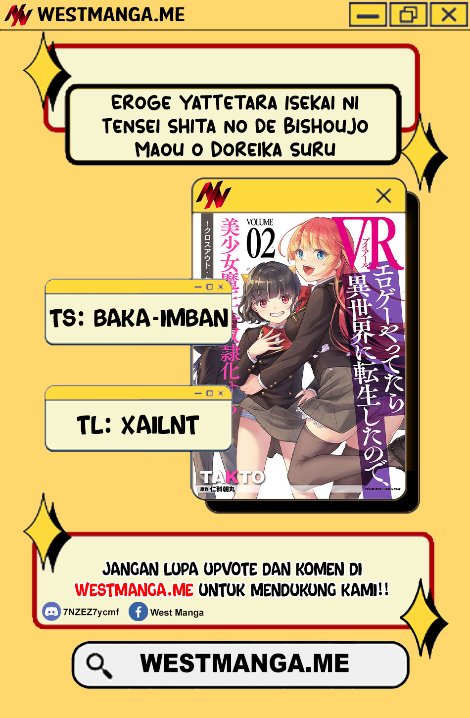 Baca Komik Eroge Yattetara Isekai ni Tensei shita no de Bishoujo Maou o Doreika suru Chapter 19 Gambar 1