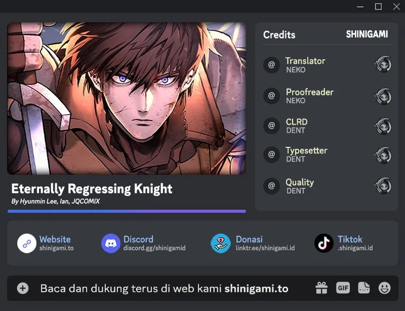 Komik Eternally Regressing Knight Chapter 109 gambar 1