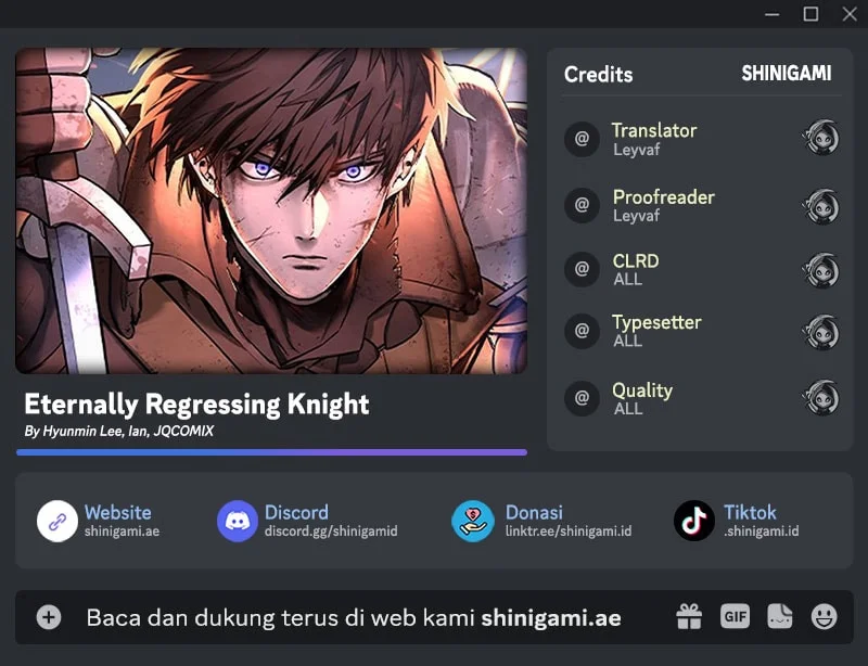 Komik Eternally Regressing Knight Chapter 110 gambar 1