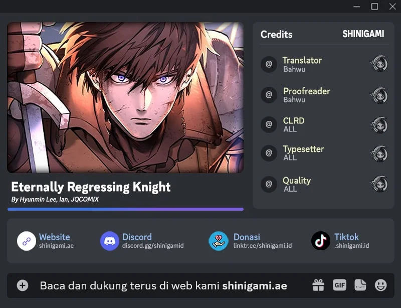 Komik Eternally Regressing Knight Chapter 112 gambar 1