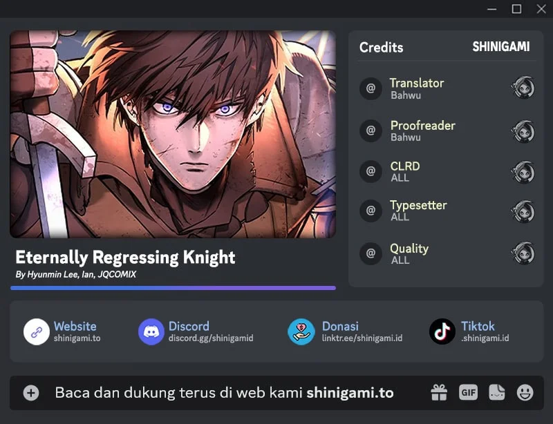 Komik Eternally Regressing Knight Chapter 93 gambar nomor 1