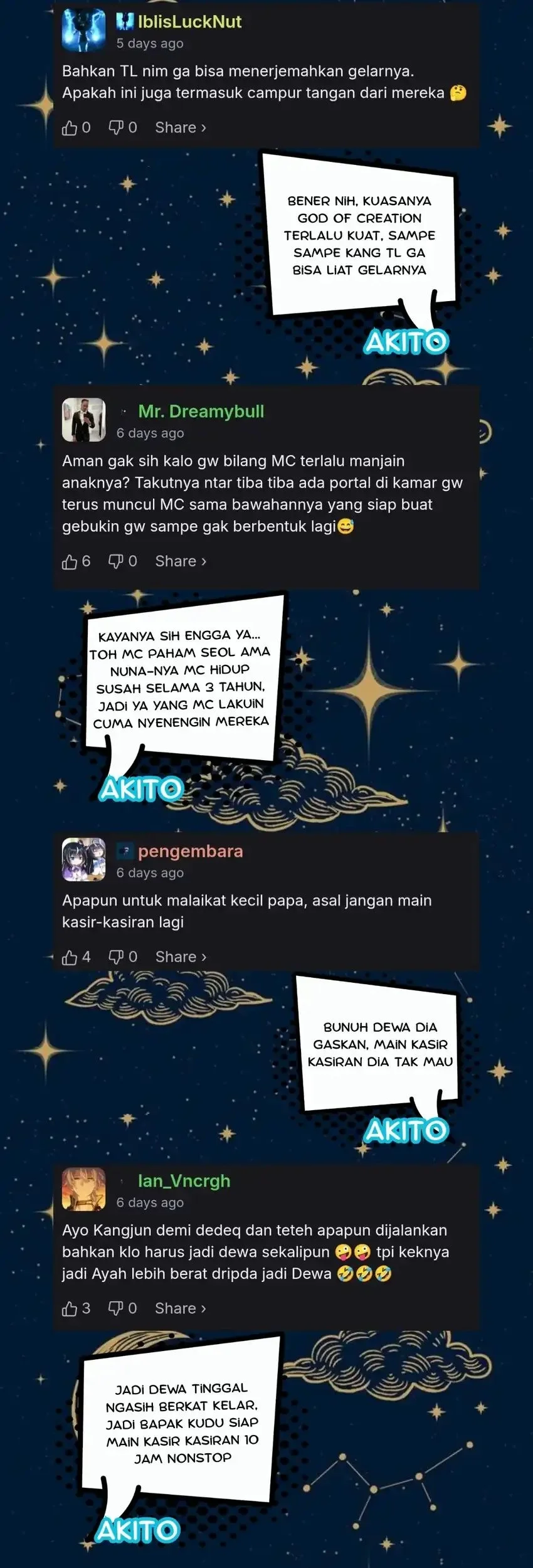 Even the Absolute Being Is a First-Time Dad Chapter 33 Gambar 83