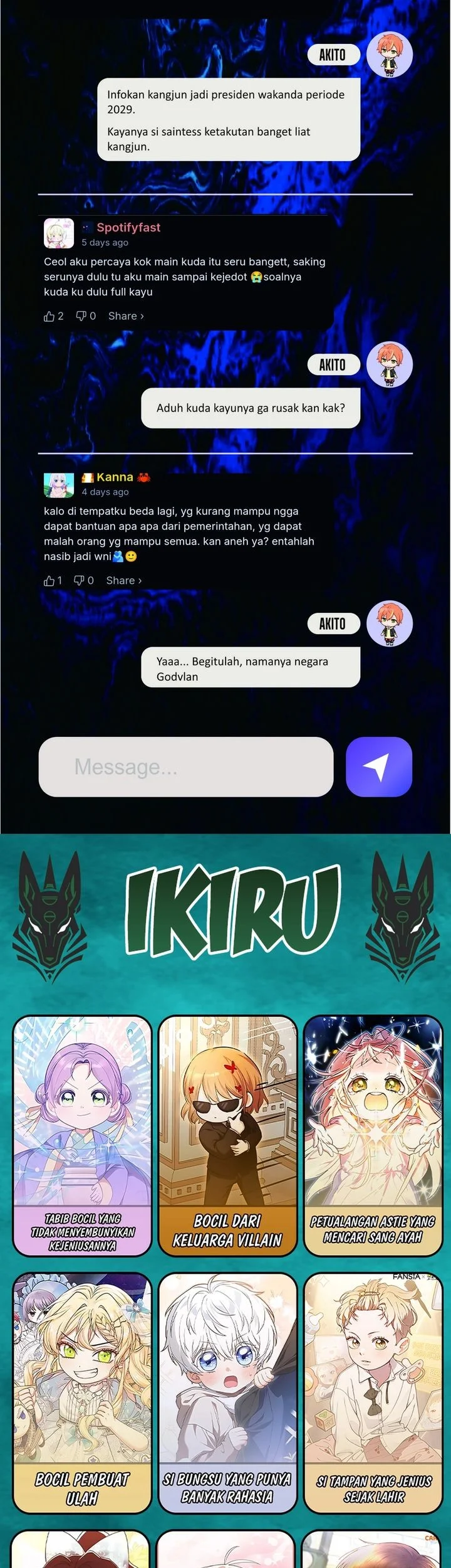 Even the Absolute Being Is a First-Time Dad Chapter 40 Gambar 85