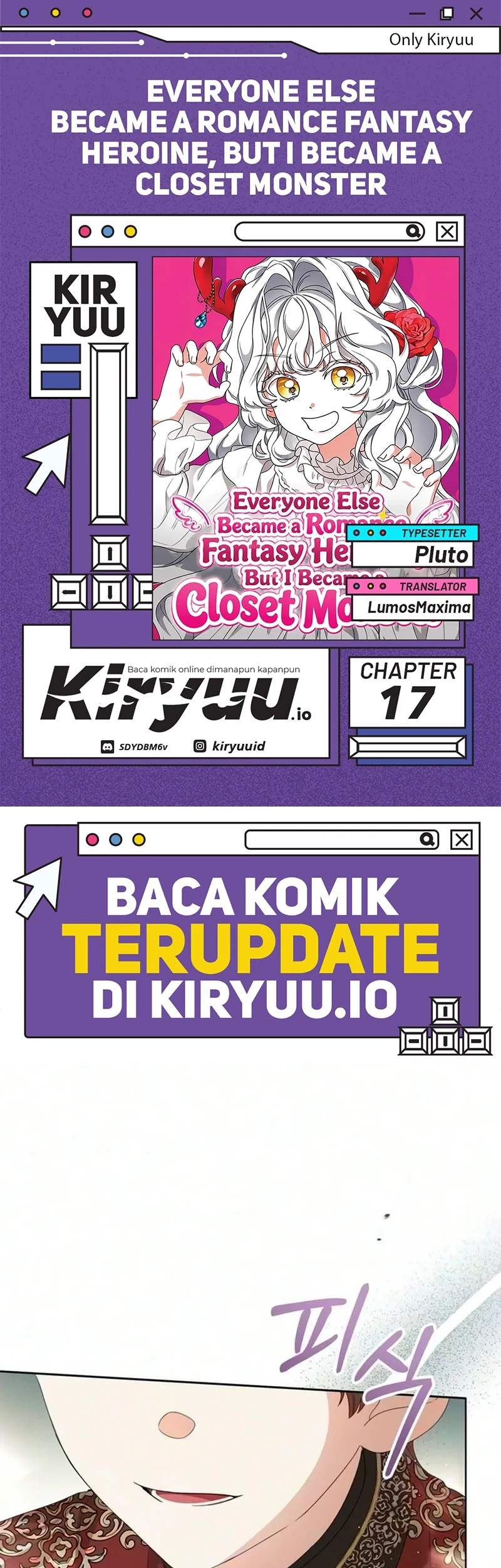 Everyone Else Became a Romance Fantasy Heroine, But I Became a Closet Monster Chapter 17 halaman 2