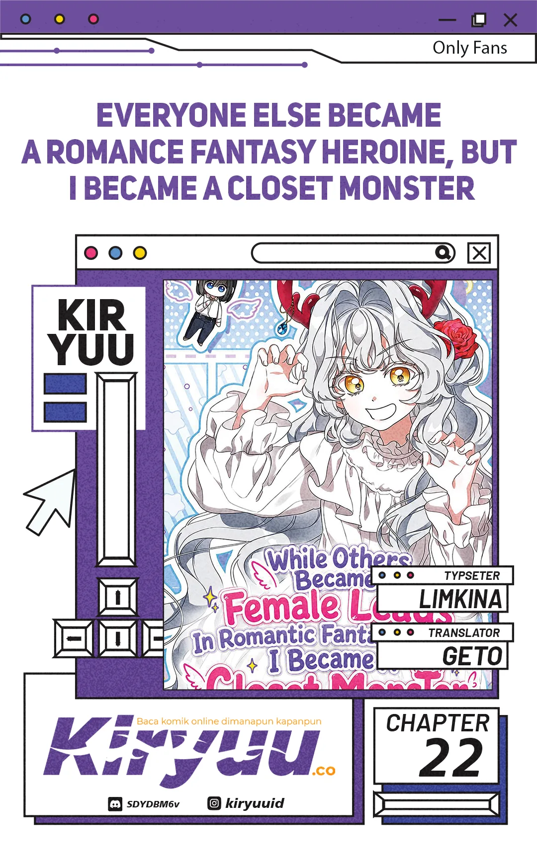 Komik Everyone Else Became a Romance Fantasy Heroine, But I Became a Closet Monster Chapter 22 gambar 1