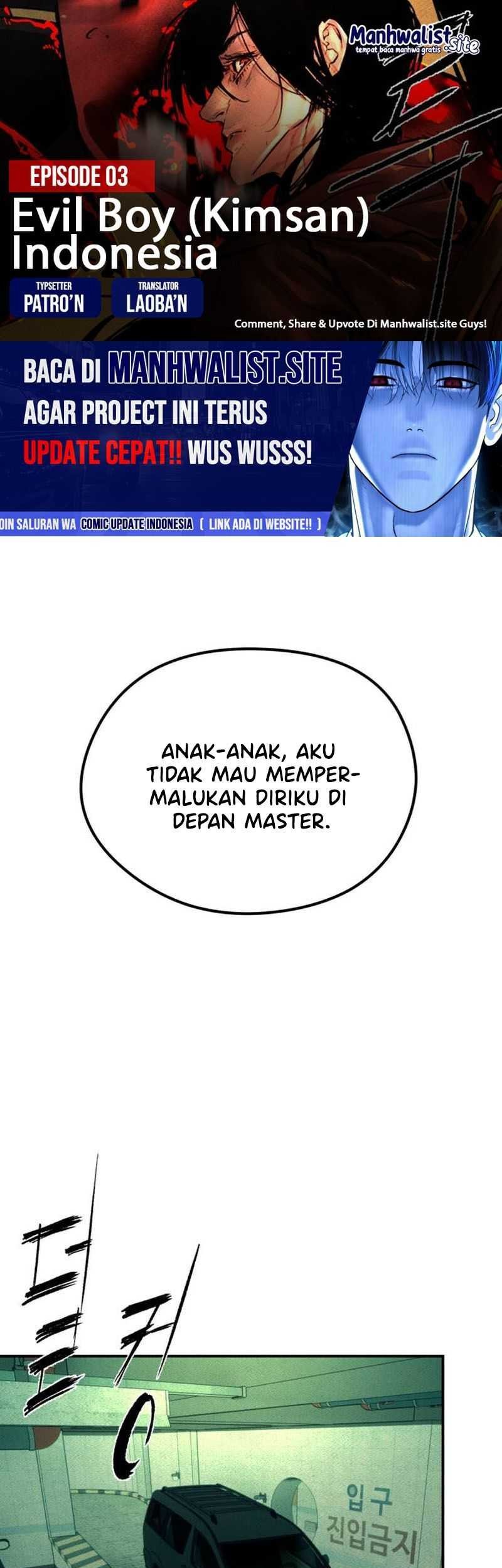 Baca Komik Evil Boy (Kimsan) Chapter 3 Gambar 1