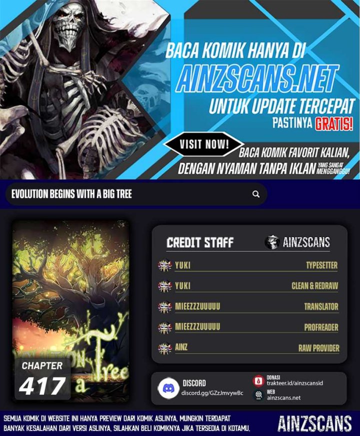 Baca Komik Evolution Begins With A Big Tree Chapter 417 Gambar 1