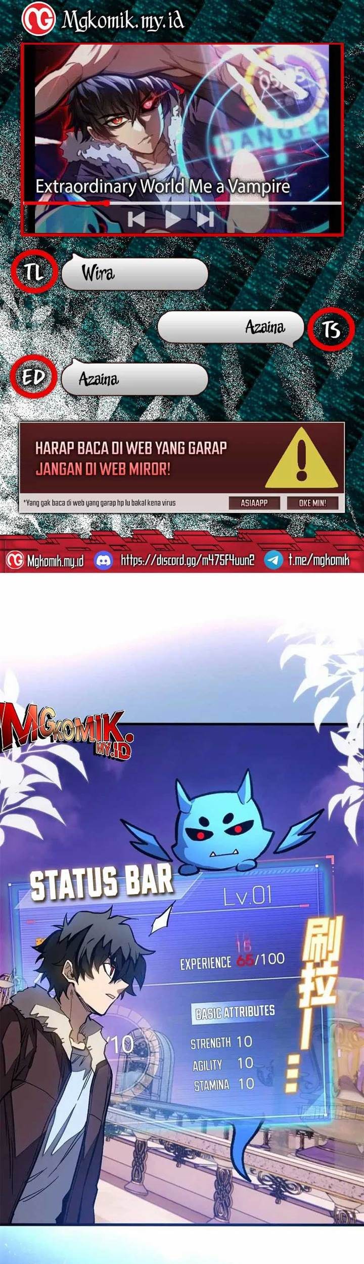 Baca Komik Extraordinary World?! Me… A Vampire?! Chapter 8 Gambar 1