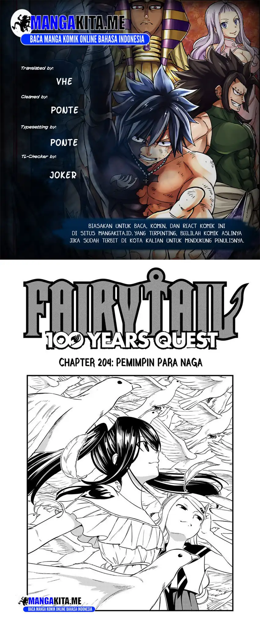 Komik Fairy Tail: 100 Years Quest Chapter 204 gambar 1