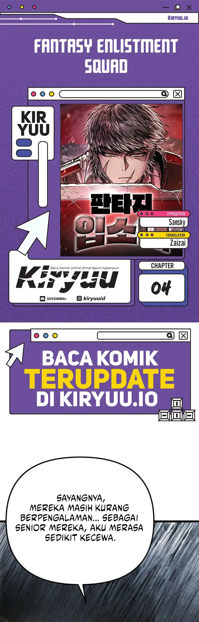 Komik Fantasy Enlistment Squad Chapter 4 gambar 1