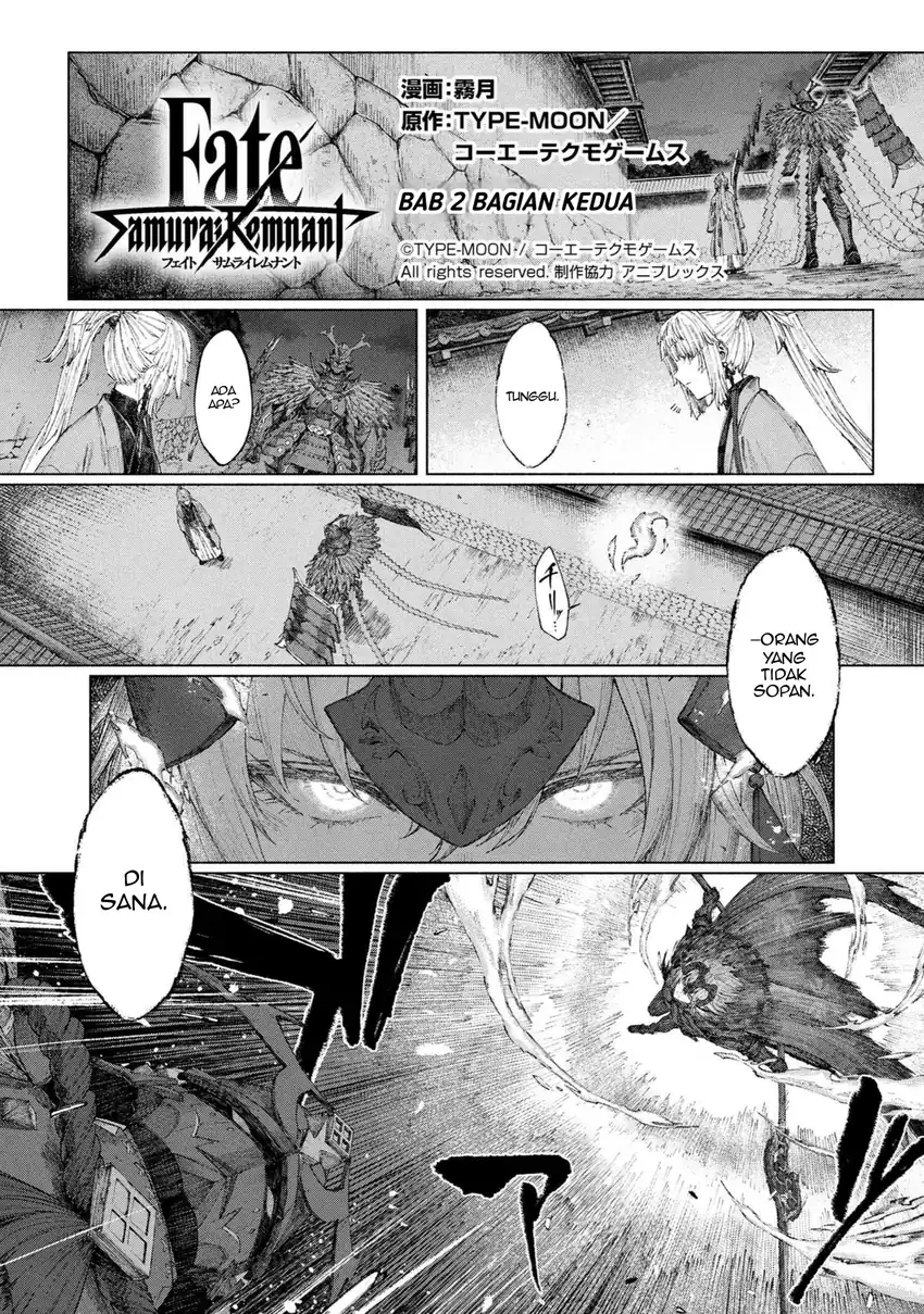 Komik Fate/Samurai Remnant Chapter 2.2 gambar 1