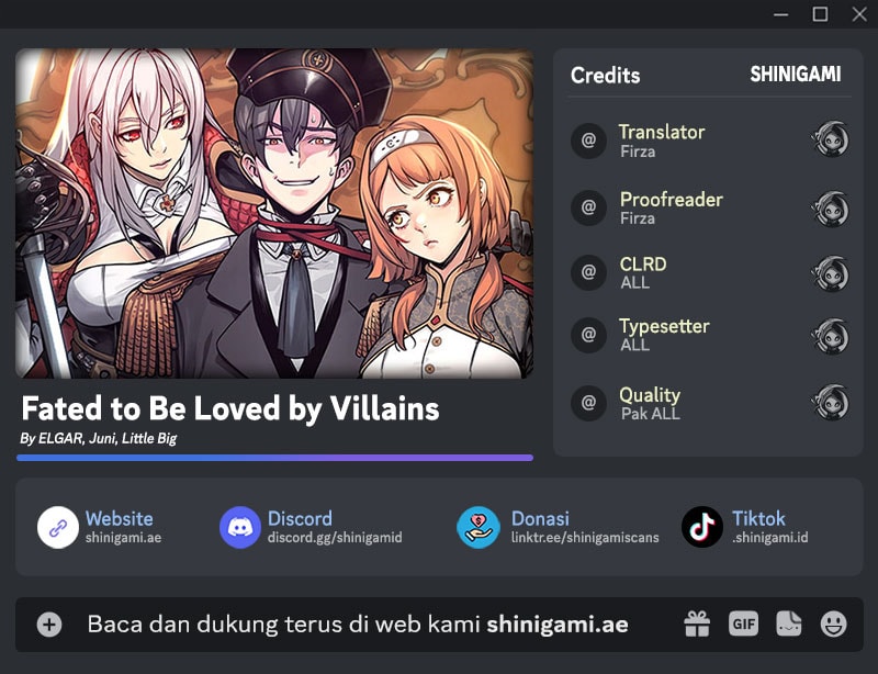 Baca Komik Fated To Be Loved By Villains Chapter 11 Gambar 1