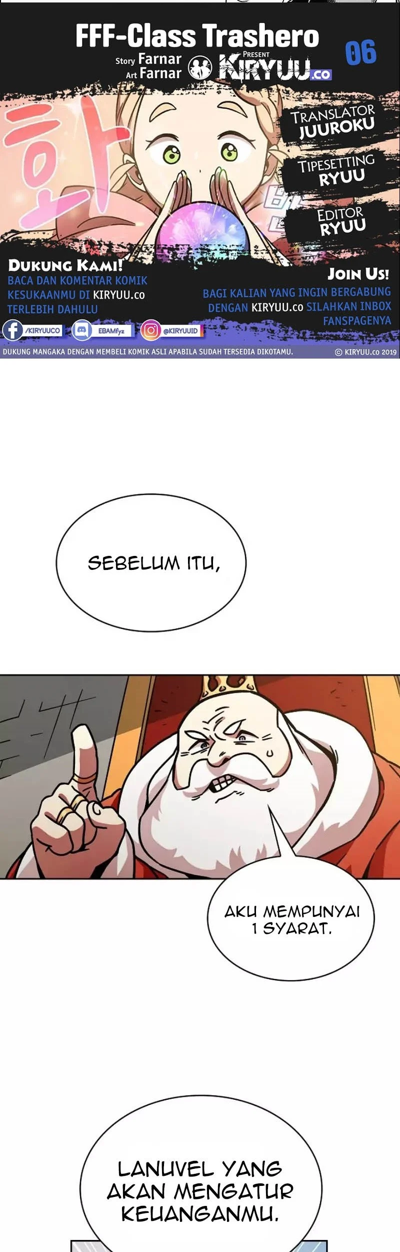 Komik FFF-Class Trashero Chapter 6 gambar 1