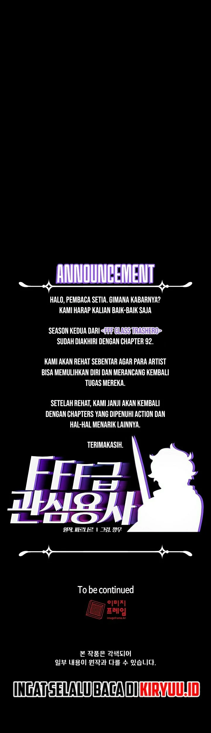 FFF-Class Trashero Chapter 92 Gambar 60