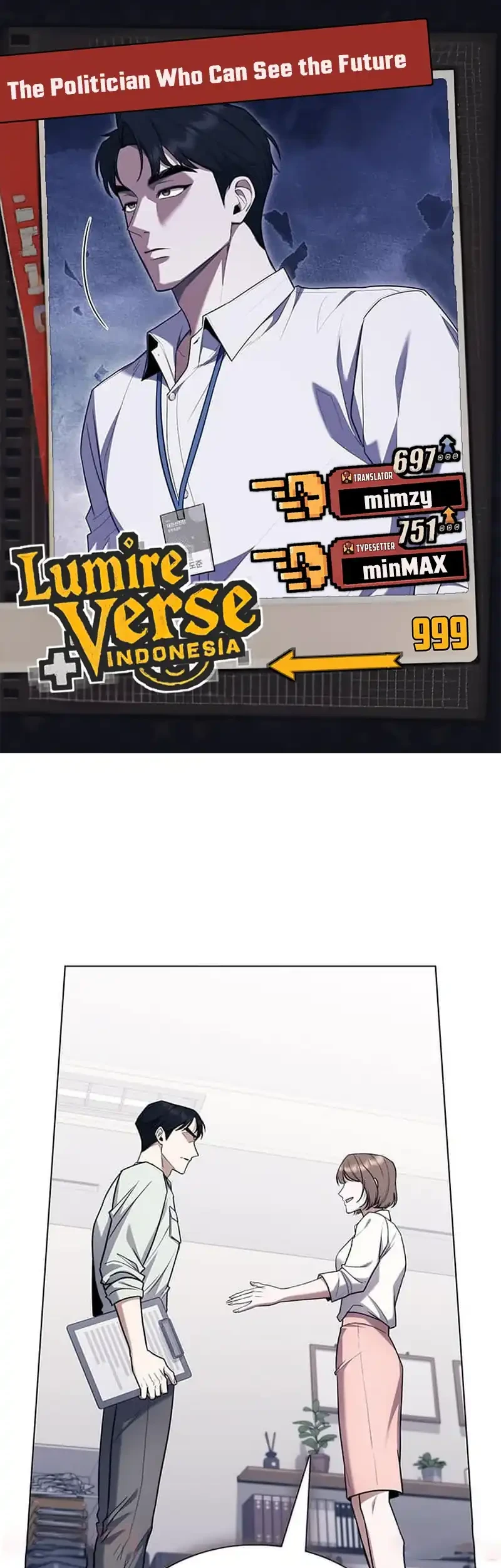 Komik Foresighting Politician The Politician Who Can See the Future Chapter 2 gambar nomor 1