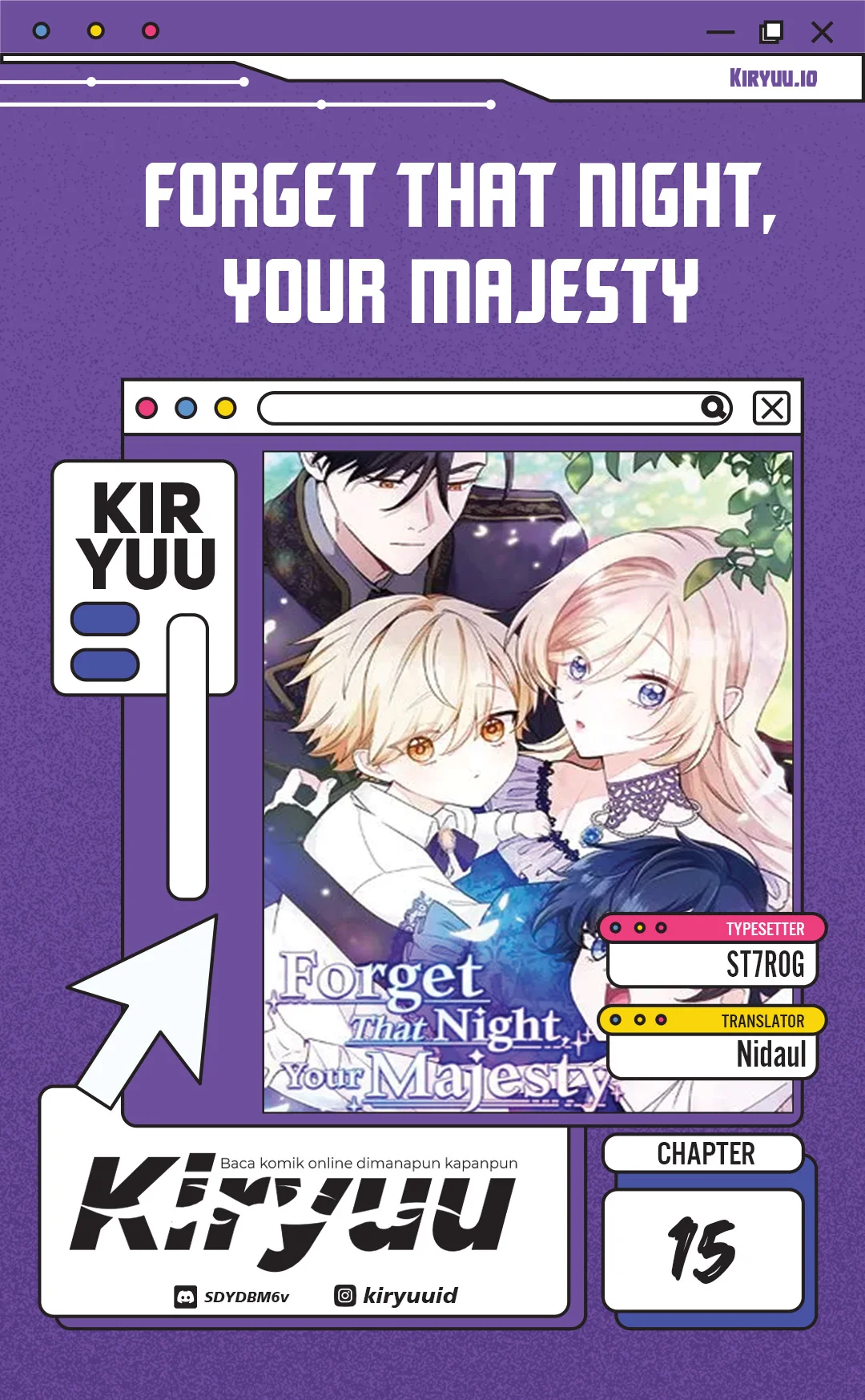 Komik Forget That Night, Your Majesty Chapter 15 gambar 1