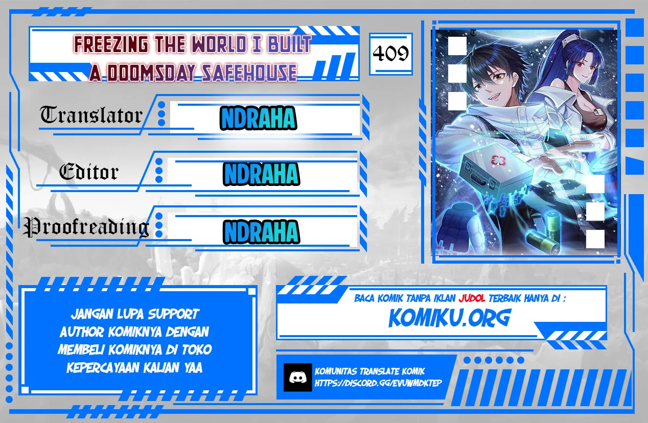 Komik Freezing The World: I Built A Doomsday Safehouse Chapter 409 gambar nomor 1