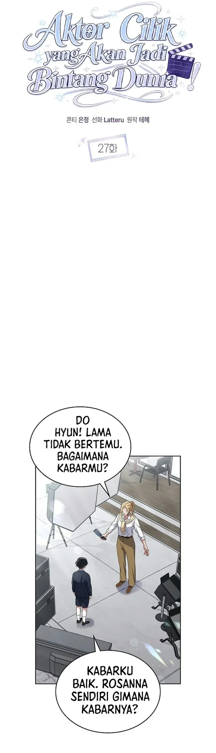 From Child Actor to World Star! Chapter 27 halaman 6