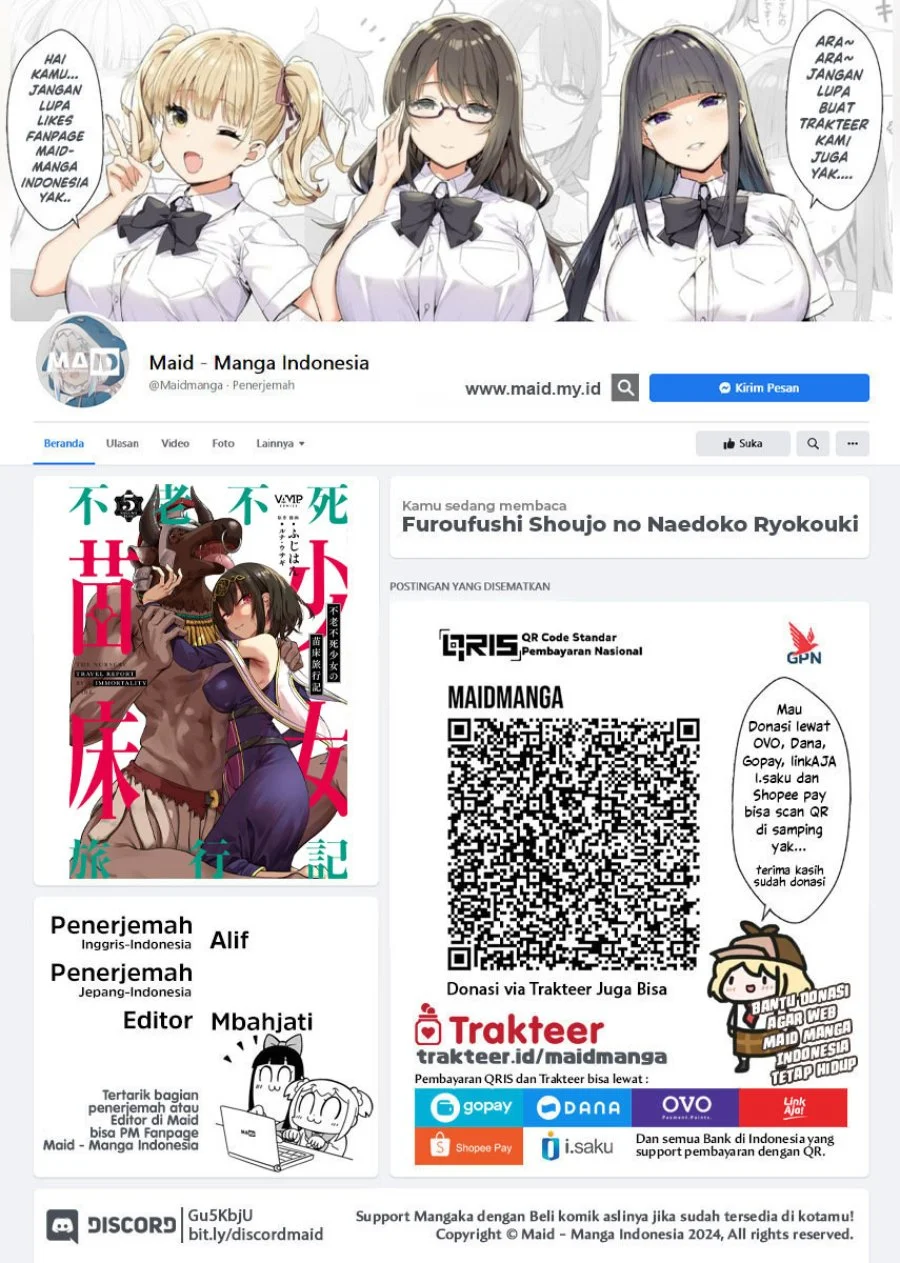 Manga Furoufushi Shoujo no Naedoko Ryokouki Chapter 24.1 gambar 2