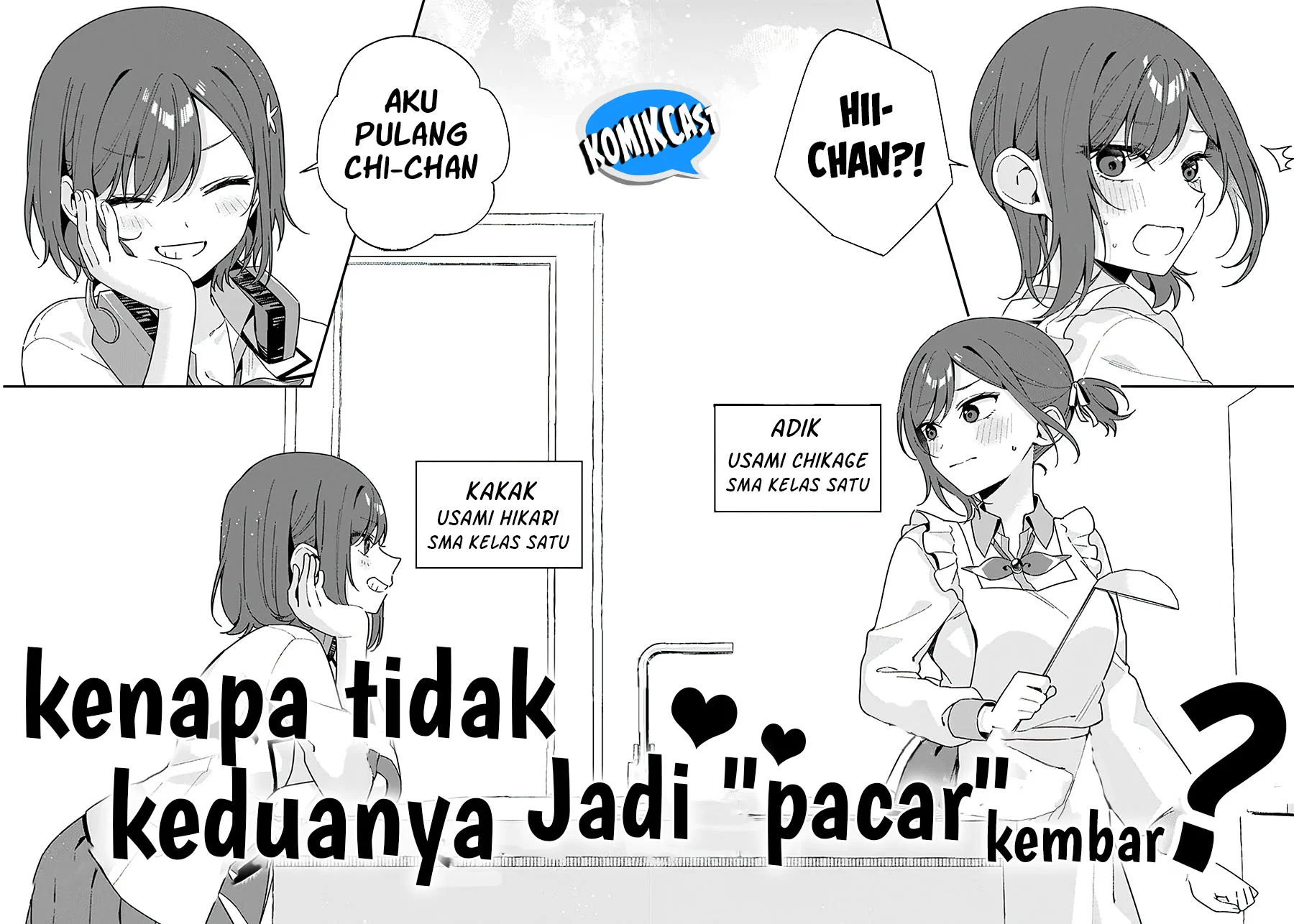 Futago Matomete Kanojo Ni Shinai Chapter 1 Gambar 42