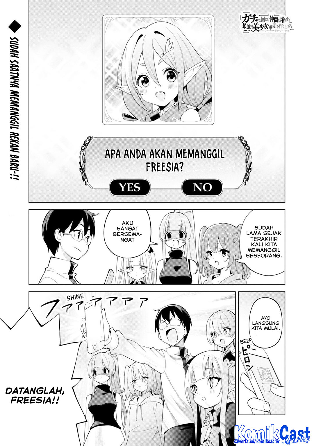 Baca Manga Gacha wo Mawashite Nakama wo Fuyasu Saikyou no Bishoujo Gundan wo Tsukuriagero Chapter 75 Gambar 2