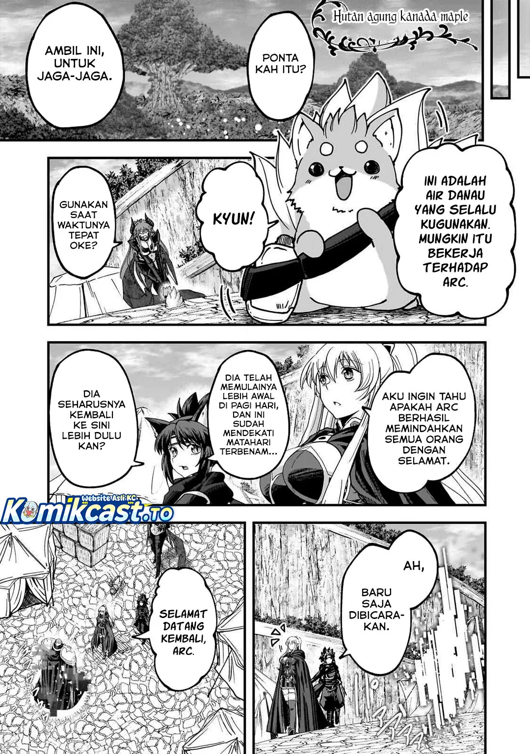 Gaikotsu Kishi-sama, Tadaima Isekai e Odekake-chuu Chapter 69.1 Gambar 12