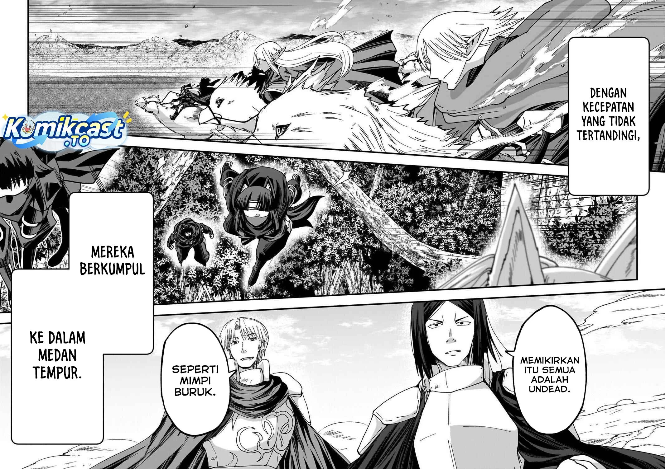 Gaikotsu Kishi-sama, Tadaima Isekai e Odekake-chuu Chapter 69.2 Gambar 11