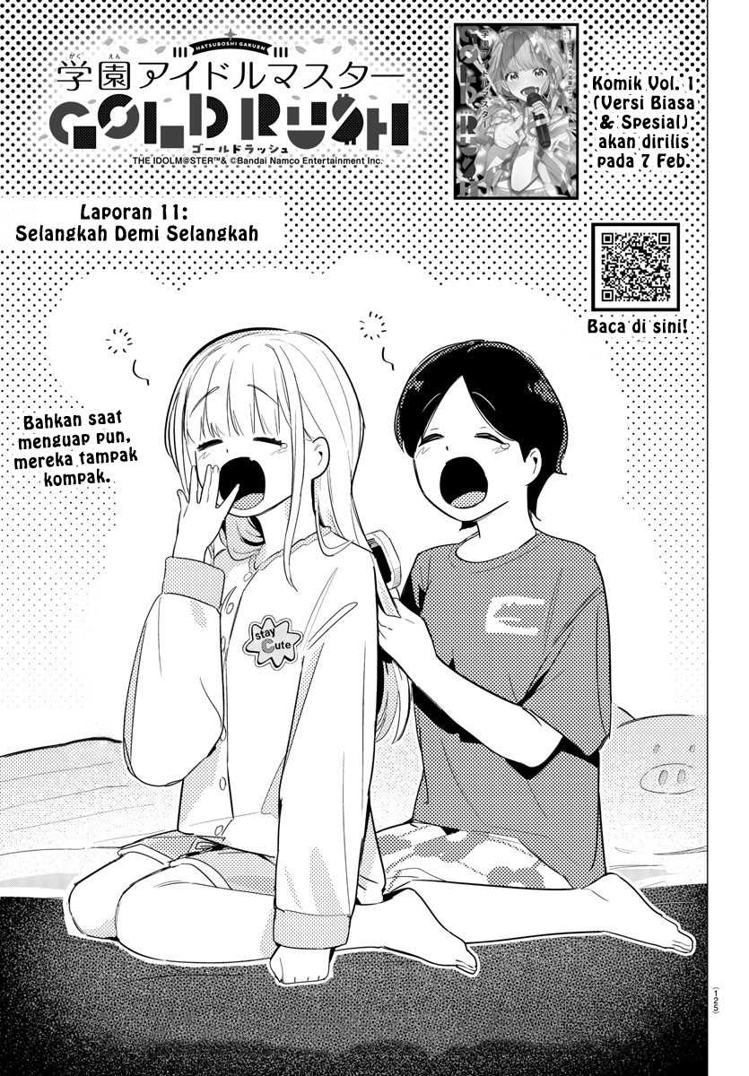 Baca Komik Gakuen Idolm@ster Gold Rush Chapter 11 Gambar 1