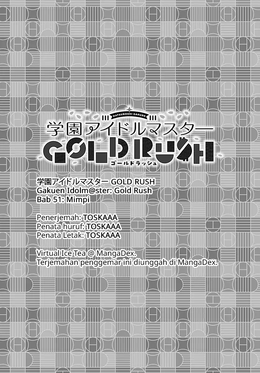 Gakuen Idolm@ster Gold Rush Chapter 51 Gambar 21