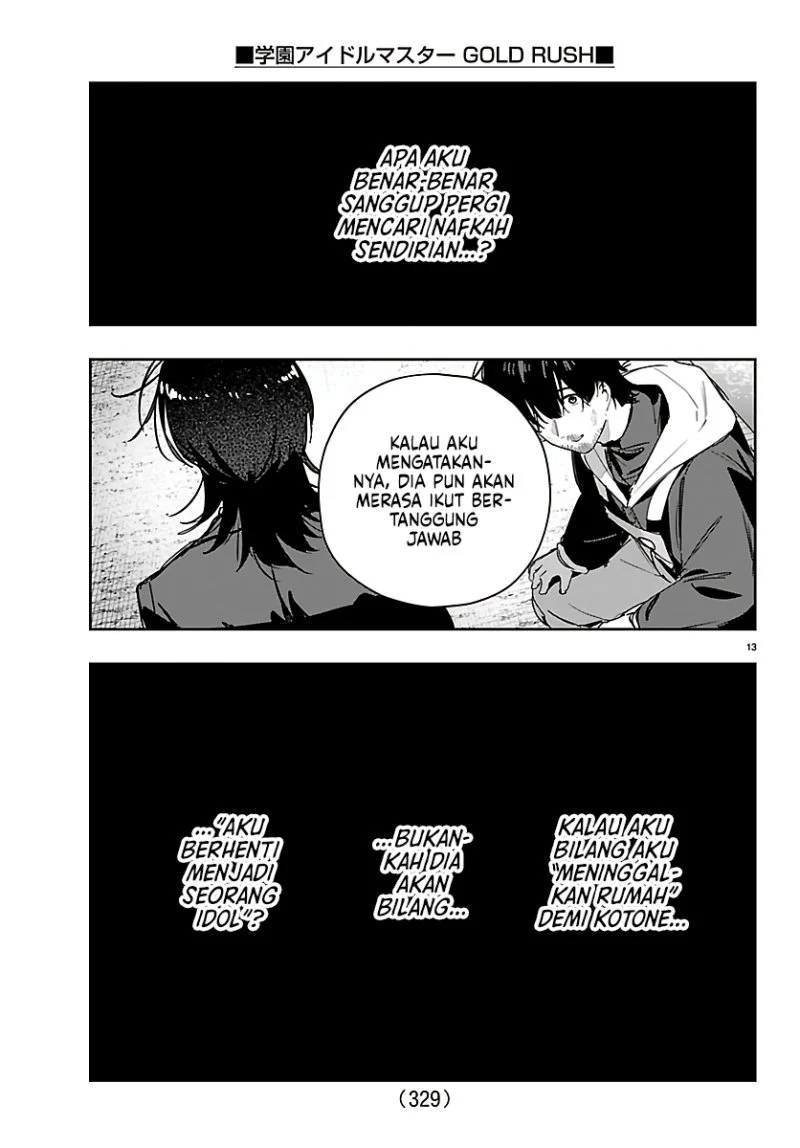 Gakuen Idolm@ster Gold Rush Chapter 52 Gambar 13