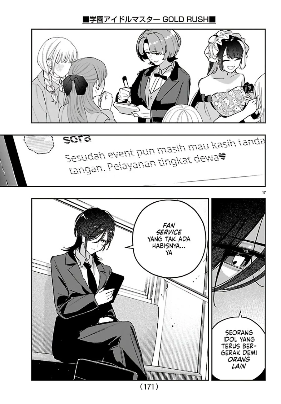 Gakuen Idolm@ster Gold Rush Chapter 53 Gambar 17