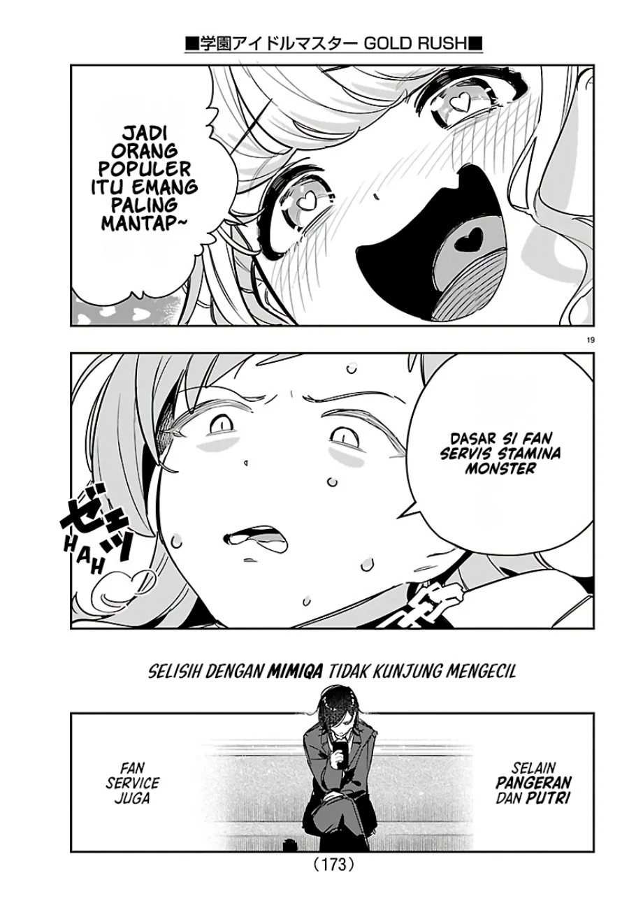 Gakuen Idolm@ster Gold Rush Chapter 53 Gambar 19