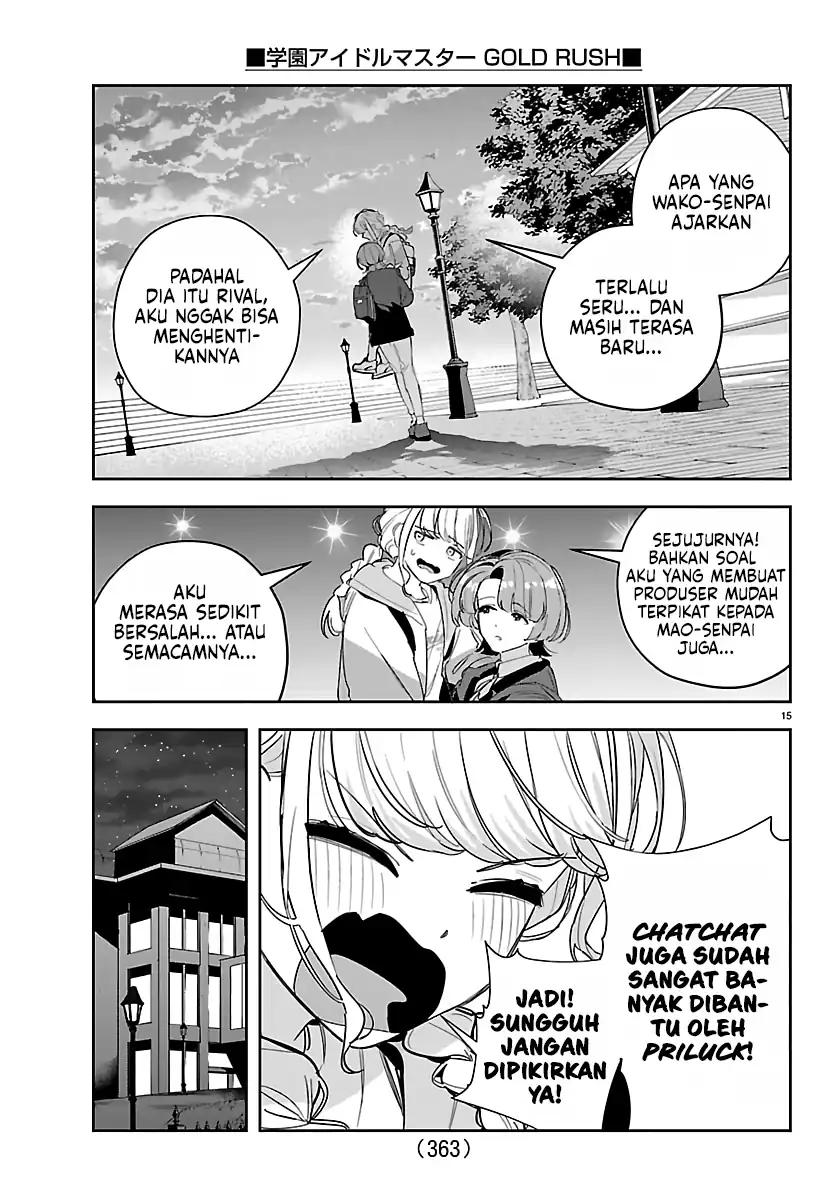 Gakuen Idolm@ster Gold Rush Chapter 54 Gambar 15