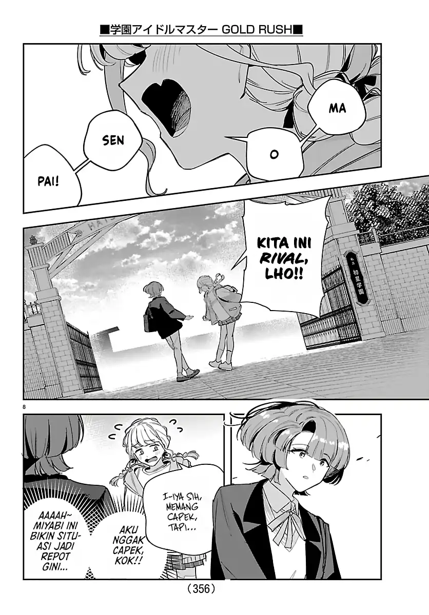 Gakuen Idolm@ster Gold Rush Chapter 54 Gambar 8