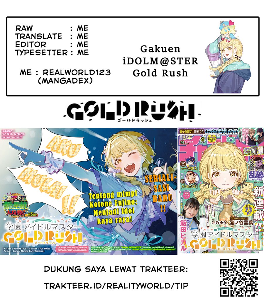 Gakuen Idolm@ster Gold Rush Chapter 9 Gambar 20