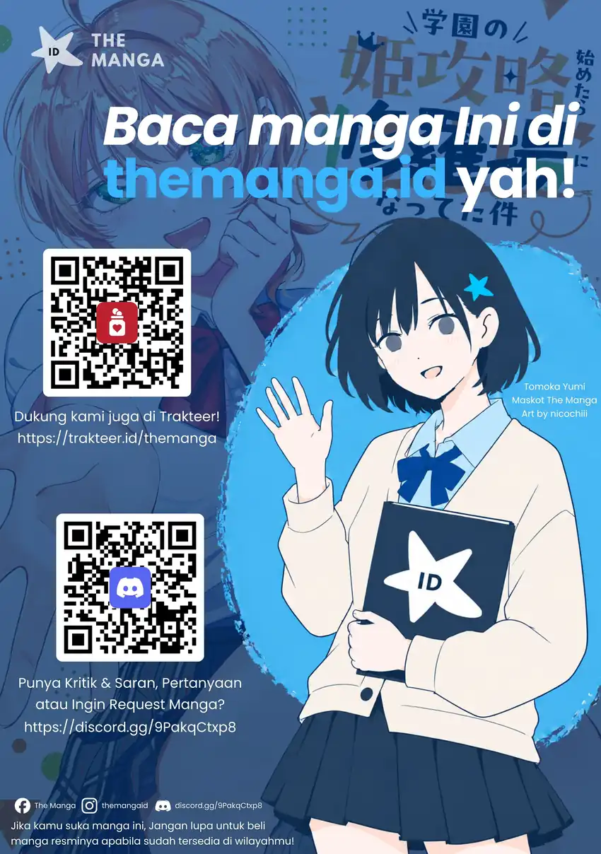 Gakuen no Hime Kouryaku Hajimetara Shuraba ni Natteta Ken Chapter 10 Gambar 32