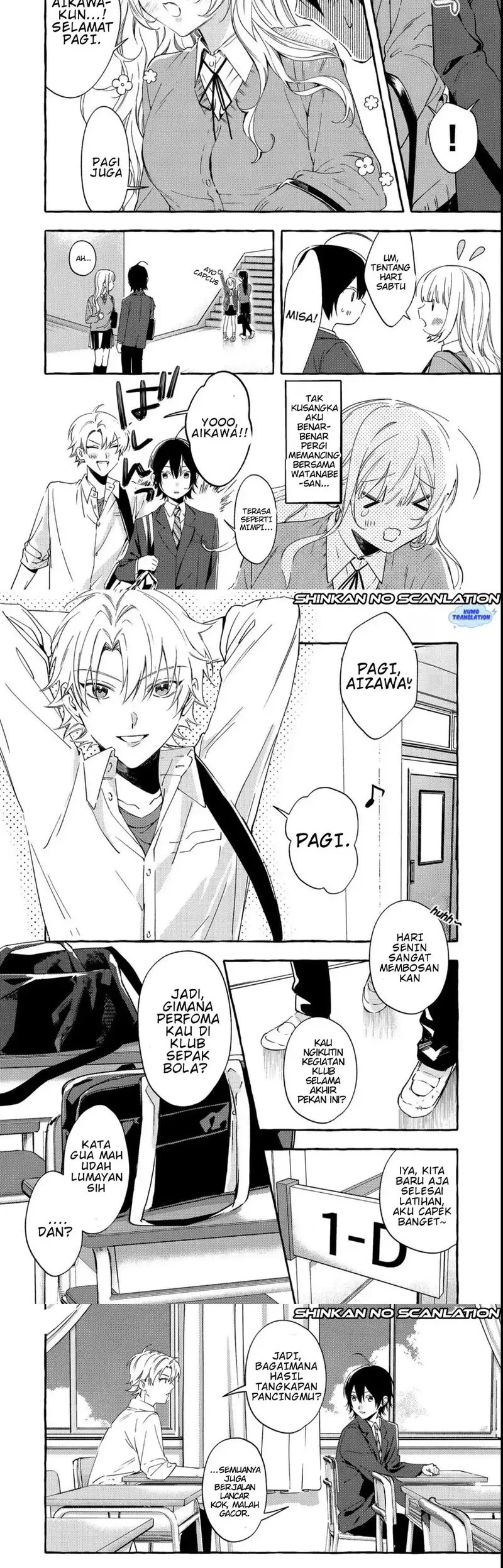 Manga Gakuen no Madonna no Watanabe san ga, Naze ka Maishu Yotei wo Kitekuru Chapter 2 gambar 2