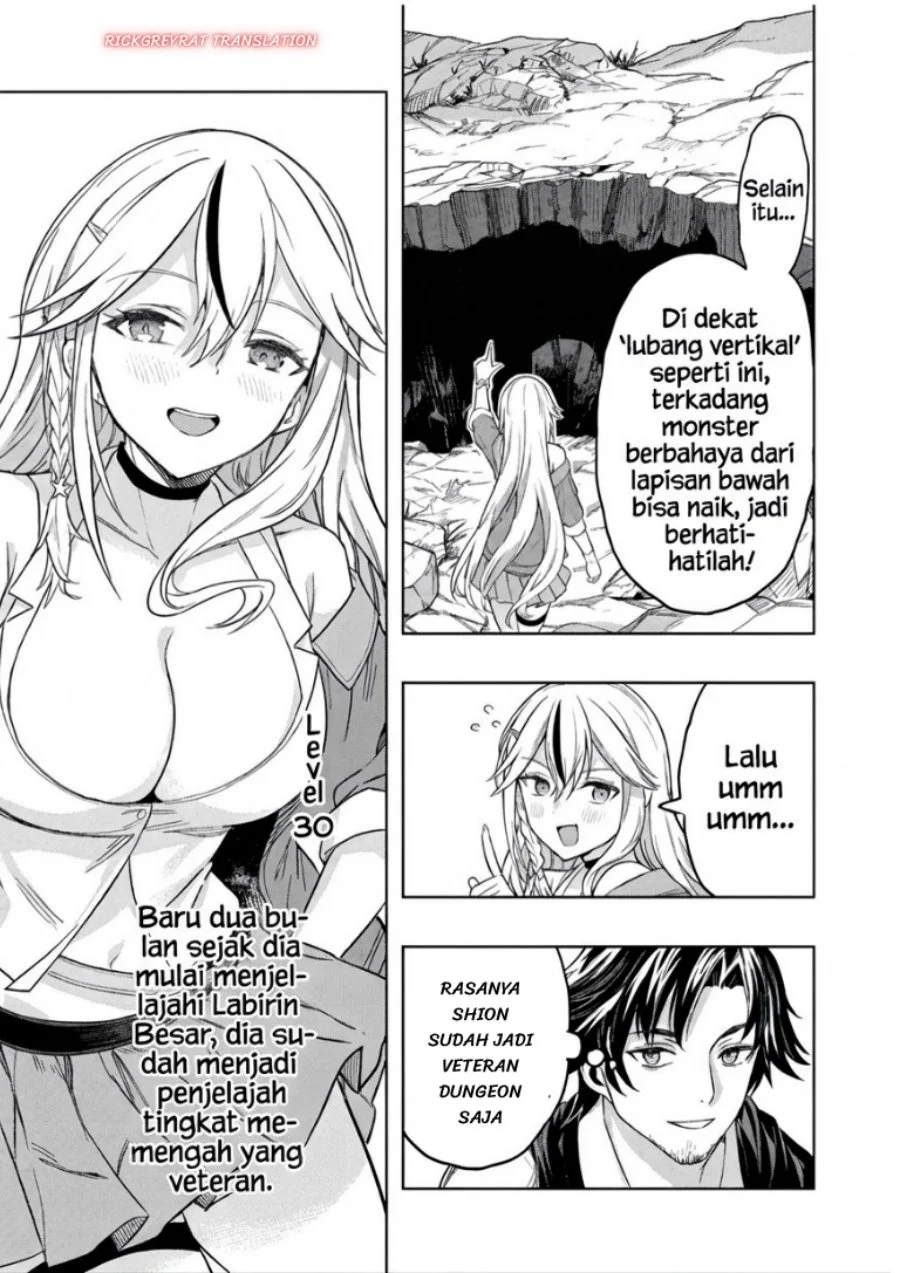 Gal to Dungeon to Shuukai Okure no Tansaku Eiyuutan ~Moto Legend Ima wa Wakeari tei Rank Tansakushana Ore ga, S-Kyuu Gal ni Natsukare Makutte Ikusei wo Makase Sareta~ Chapter 13 Gambar 11