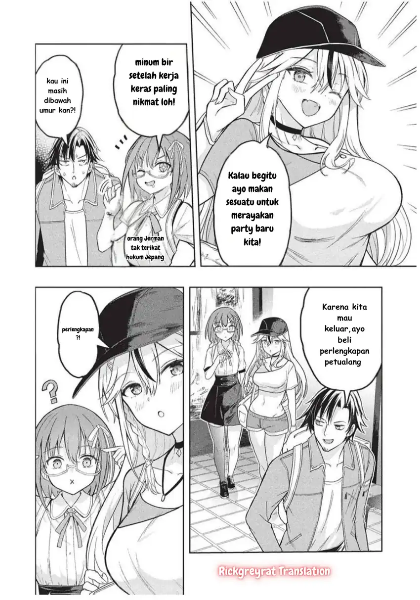 Gal to Dungeon to Shuukai Okure no Tansaku Eiyuutan ~Moto Legend Ima wa Wakeari tei Rank Tansakushana Ore ga, S-Kyuu Gal ni Natsukare Makutte Ikusei wo Makase Sareta~ Chapter 4 Gambar 11