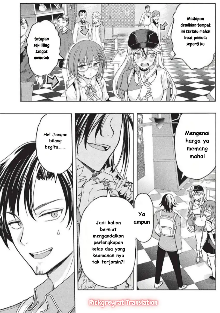 Gal to Dungeon to Shuukai Okure no Tansaku Eiyuutan ~Moto Legend Ima wa Wakeari tei Rank Tansakushana Ore ga, S-Kyuu Gal ni Natsukare Makutte Ikusei wo Makase Sareta~ Chapter 4 Gambar 14