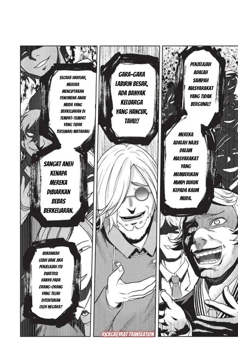 Gal to Dungeon to Shuukai Okure no Tansaku Eiyuutan ~Moto Legend Ima wa Wakeari tei Rank Tansakushana Ore ga, S-Kyuu Gal ni Natsukare Makutte Ikusei wo Makase Sareta~ Chapter 7 Gambar 19