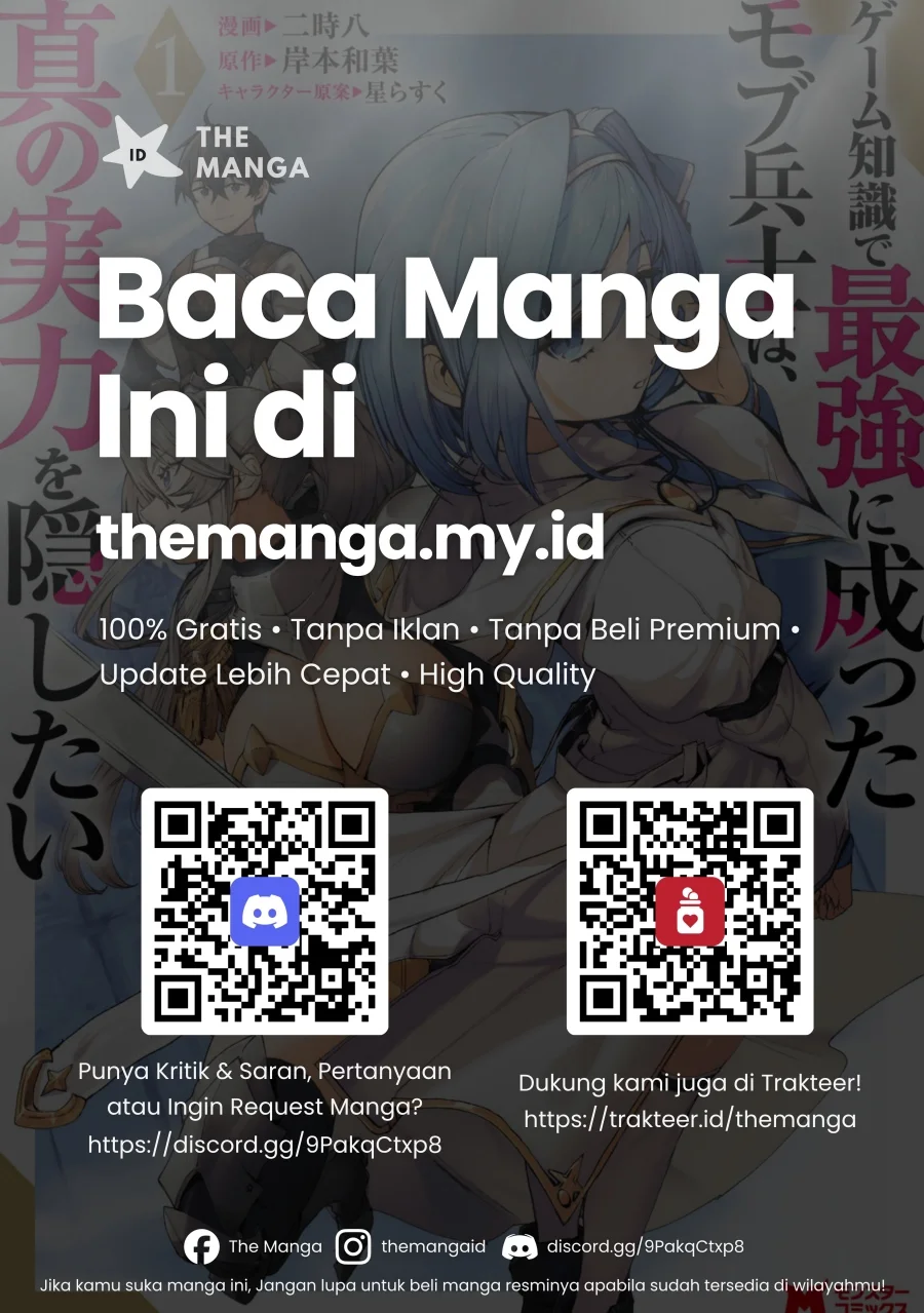 Game Chishiki de Saikyou ni Natta Mob Heishi wa, Shin no Jitsuryoku wo Kakushitai Chapter 10.3 Gambar 13