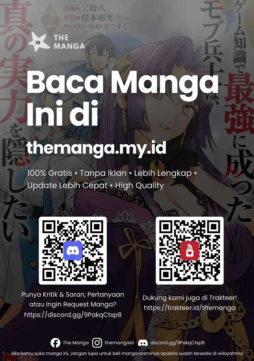 Game Chishiki de Saikyou ni Natta Mob Heishi wa, Shin no Jitsuryoku wo Kakushitai Chapter 12.3 Gambar 13